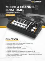Bàn trộn hình ảnh Avmatrix HVS0403U