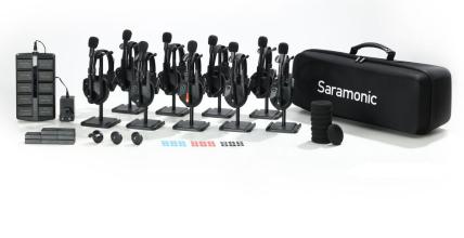	intercom Saramonic WiTalk9-9S Full-Duplex ( 1 tai Master , 8 tai Remote)