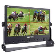 Monitor SEETEC ATEM156 4K 15.6" Quad-Split Monitor with 4 x HDMI I/O for Switchers